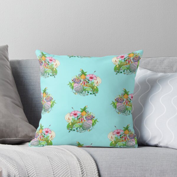 Item preview, Tropical Flora Turquoise designed and sold by SarahCBrooks.