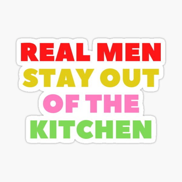 Item preview,    Funny Real Men Stay Out of the Kitchen designed and sold by yassminishop.