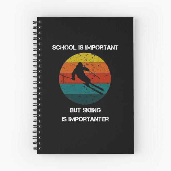 Item preview, School Is Important But Skiing Is Importanter  designed and sold by rachidhaz.