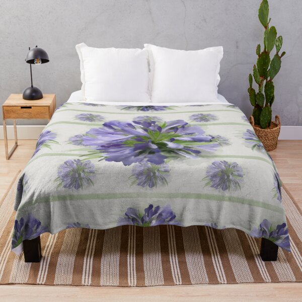 Item preview, Blue - purple flowers designed and sold by IvaW.