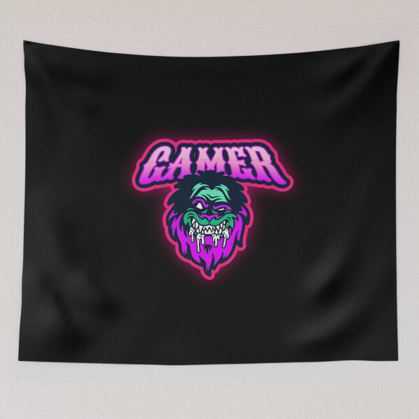 Item preview, Gamer with Crazy Lion's Face designed and sold by PRIVARSHU.