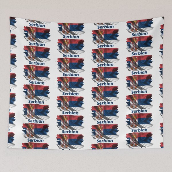 Artikelvorschau, Serbien-Flagge entworfen und verkauft von HopaHope.