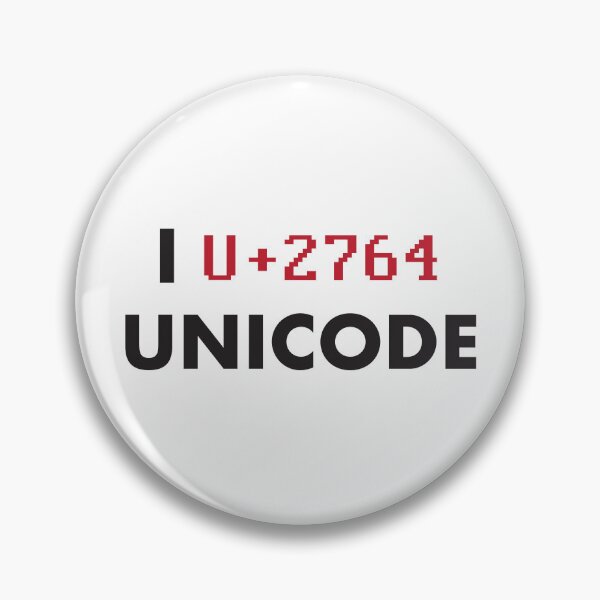 Item preview, I (Heart) Unicode designed and sold by brainthought.