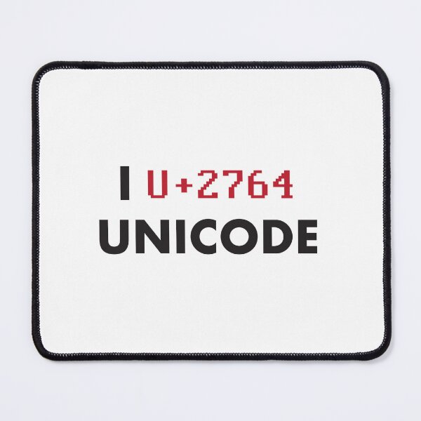 Item preview, I (Heart) Unicode designed and sold by brainthought.