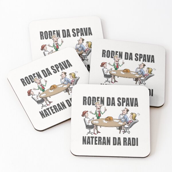 Item preview, Rođen da spava, nateran da radi designed and sold by TshirtMore.
