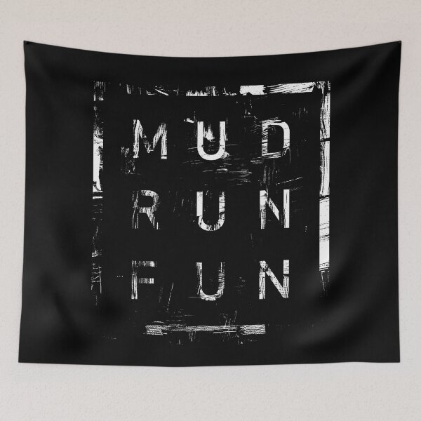 Item preview, Mud Run Fun Tough Mudder WHITE Trail Running and Marathon designed and sold by BOBSMITHHHHH.