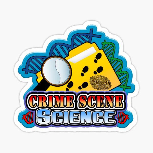 Crime Scene Science Sticker