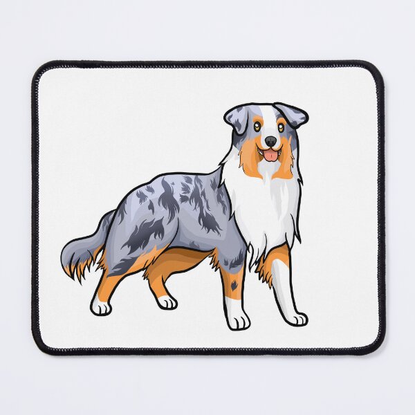 Item preview, Blue merle Australian shepherd designed and sold by Ahenix.