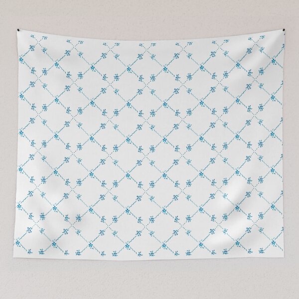 Item preview, Blue Watercolor Diamonds  designed and sold by nilaskiesstudio.