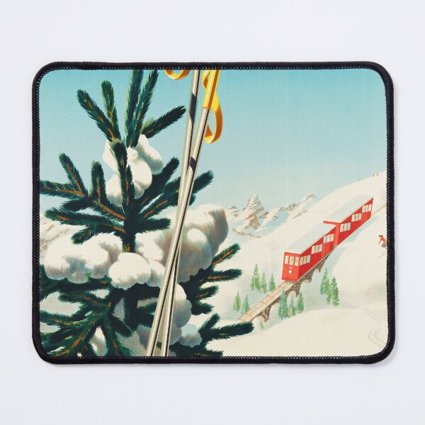 Item preview, DAVOS PARSENN Schweiz 1949 by Walter Sigg Vintage Ski Poster designed and sold by retroposters.