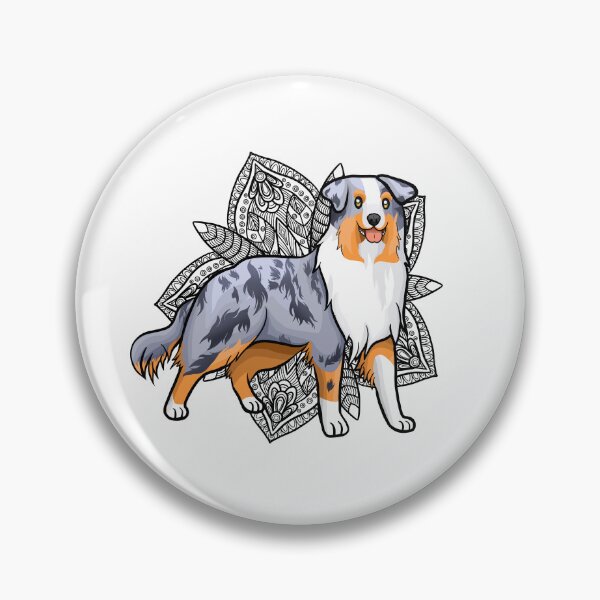 Artikelvorschau, Mandala Australischer Schäferhund entworfen und verkauft von Ahenix.