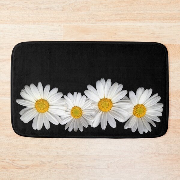 Item preview, Four Daisies Stacked (on black) designed and sold by Tree45.