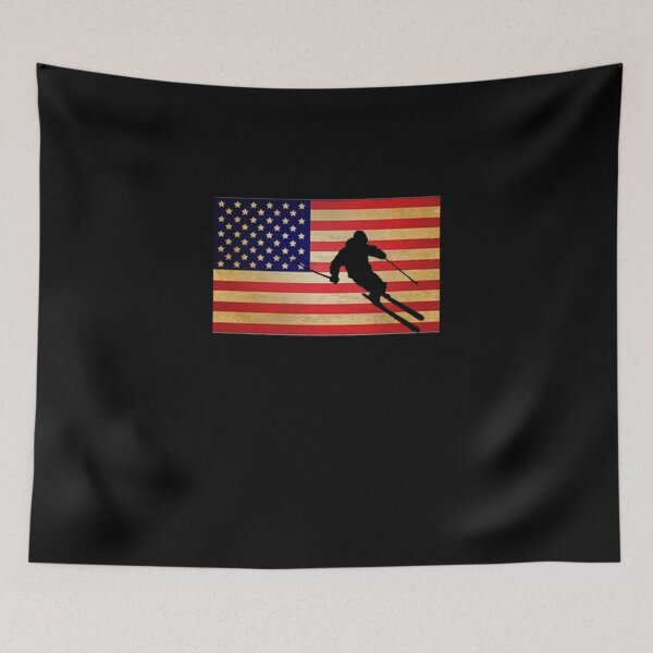 Item preview, Sking USA American Flag designed and sold by rachidhaz.