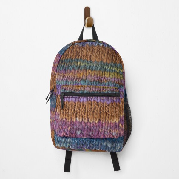 Item preview, Handspun and knit variegated color wool yarns designed and sold by ChillonLeachArt.