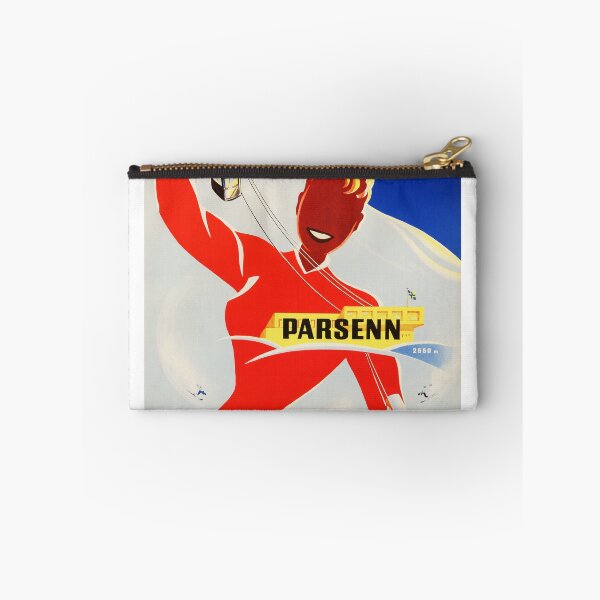 Item preview, WEISSFLUH DAVOS PARSENN Switzerland 1955 Vintage Ski Poster by Martin Peikert designed and sold by retroposters.