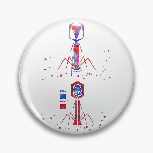 Item preview, Bacteriophage virus designed and sold by Rosaliartbook.