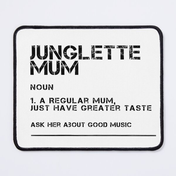 Item preview, Junglette Mum Description ( Funny Jungle Raver Mother ) designed and sold by WULFLAND ARTS.
