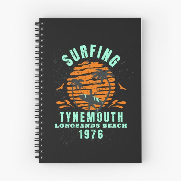 Item preview, Surfing Tynemouth Longsands Beach 1976 sunset designed and sold by MerchByCraig.