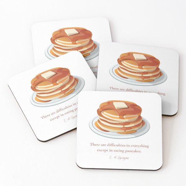 Item preview, Spurgeon Pancakes Quote designed and sold by MultiversiTee.