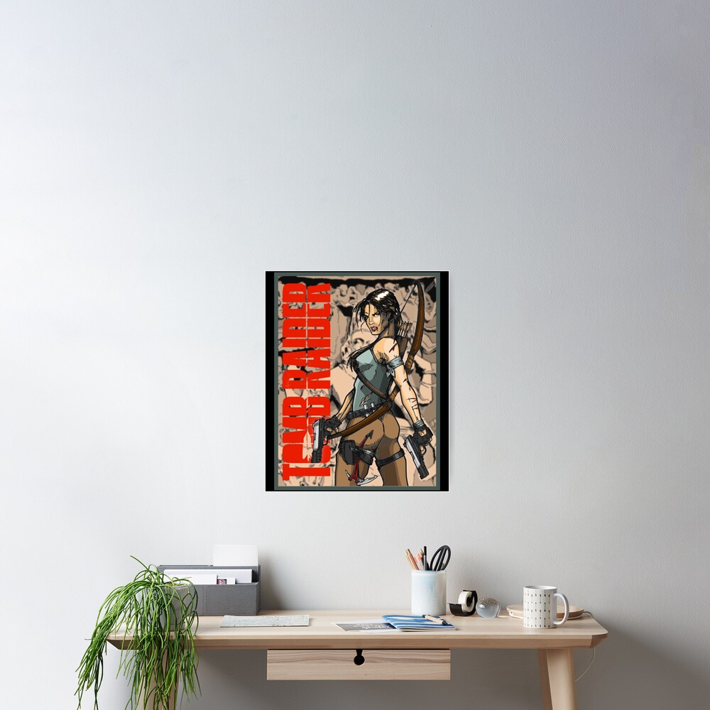 Affiche Promotionnelle Lara Croft Tomb Raider III – PS1 – 156x58 – époque Rétro