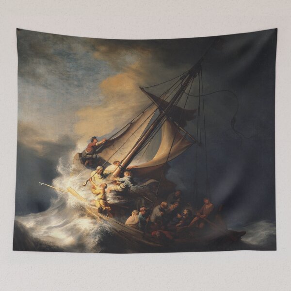 Item preview, The Storm on the Sea of Galilee-Rembrandt designed and sold by LumiereSasha.