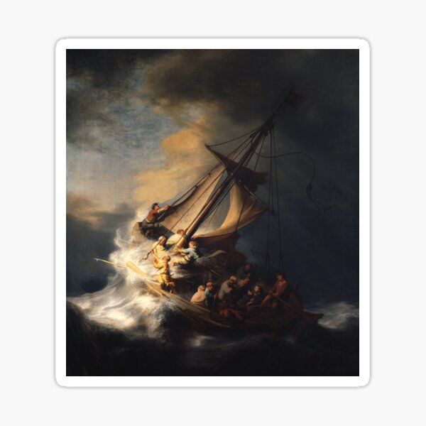 Item preview, The Storm on the Sea of Galilee-Rembrandt designed and sold by superbarts.