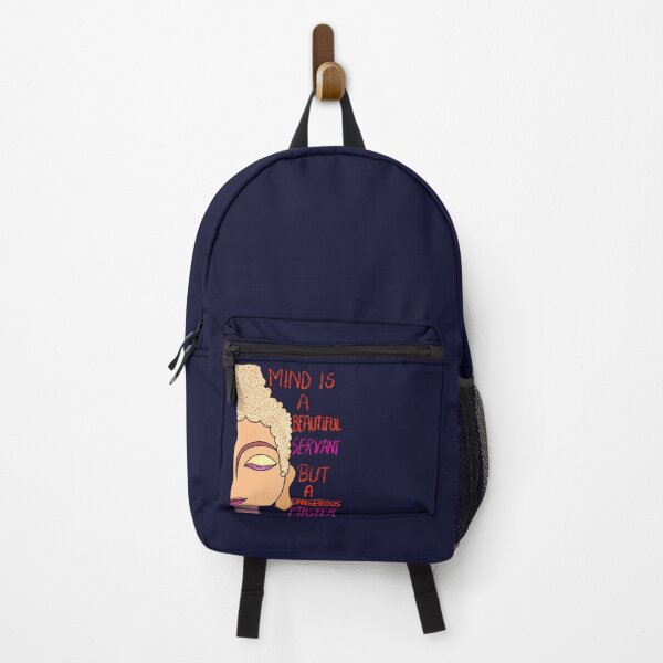 Item preview, Mind is a beautiful servant but a dangerous master- popular Goutam buddha quotes art. designed and sold by Pattern Petals.