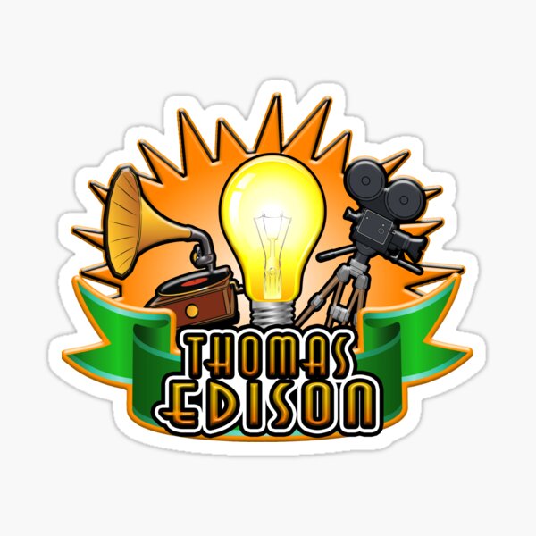 Thomas Edison Sticker