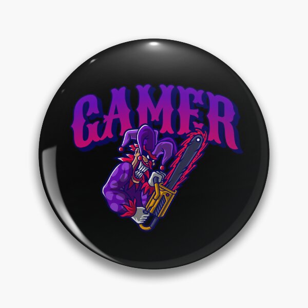 Item preview, Gamer with Horrific Clown designed and sold by PRIVARSHU.