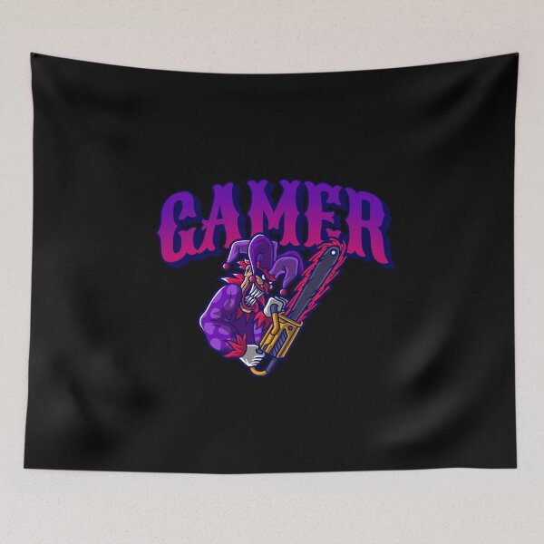 Item preview, Gamer with Horrific Clown designed and sold by PRIVARSHU.