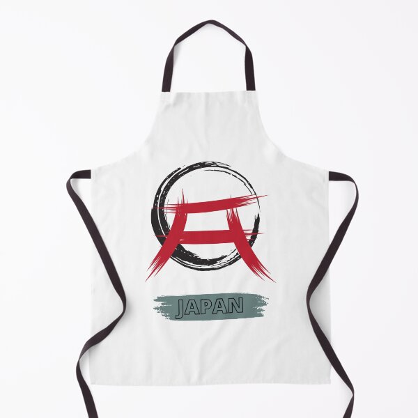 Item preview, Japan torii and rising sun abstract paint brush strokes designed and sold by jpn insprd.