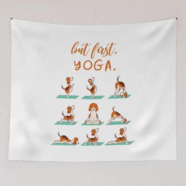 Item preview, But First, Yoga - Funny Dog designed and sold by RNDR.