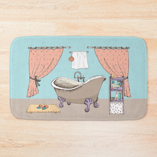 Item preview, Vintage Bathroom designed and sold by chillaxcats.