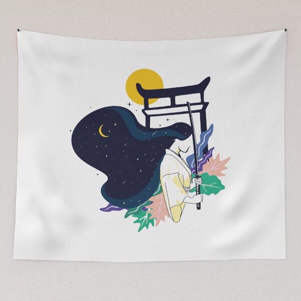 Item preview, Dreamland Katana Geisha Torii Gate Sun and Moon designed and sold by BakaOutfit.