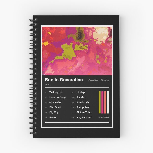 Item preview, Bonito Generation Tracklist (Inverted) designed and sold by TOURETTESBOYLOL.