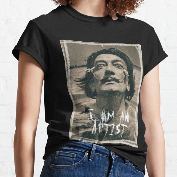 Salvador Dali T-shirt Quotes Cadeau Tee psychédélique artiste vintage art nouveau surréaliste 