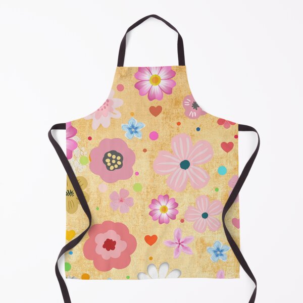 Aperçu de l'œuvre Motif floral sans couture d'été violet et or créée et vendue par RedTomasB.