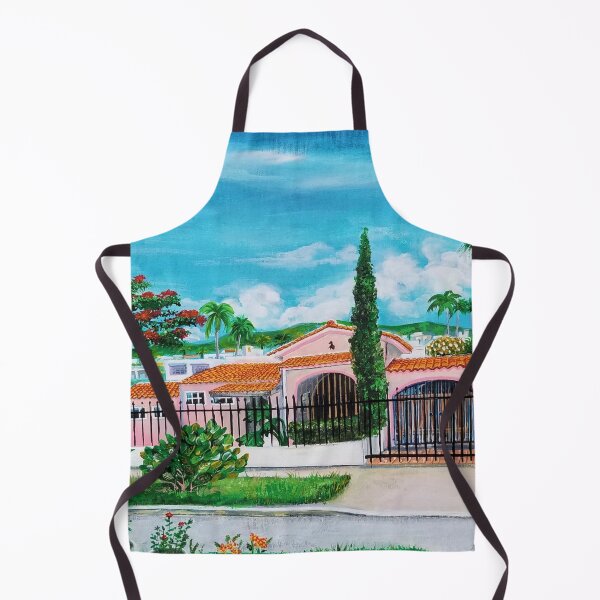 Item preview, House in Ocean Park, San Juan, Puerto Rico designed and sold by galina-art.