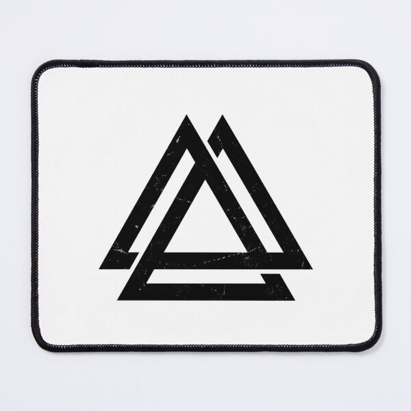 Amazon.com: ID 8747 Black Triangle Linked Patch Outline Design Embroidered  Iron On Applique