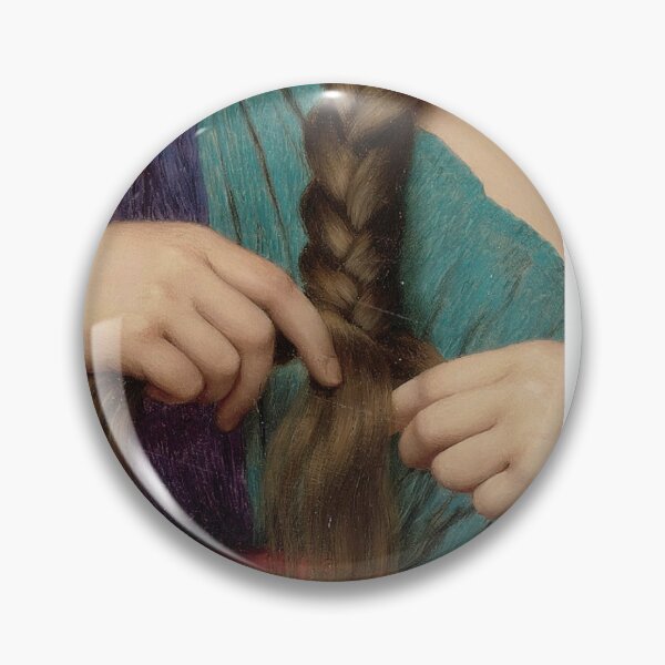 Item preview, Hair Braiding - Painting Detail designed and sold by SALON DES ARTS.