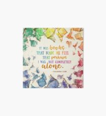 It was books Art Board Print
