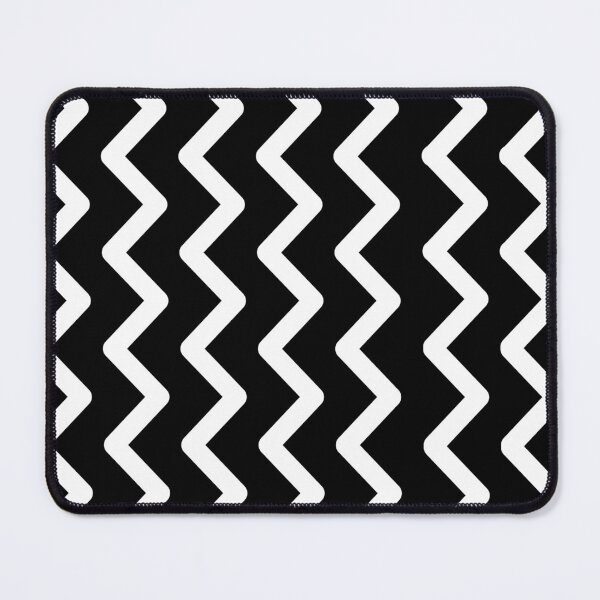 Item preview, Black and white zig zag bold pattern designed and sold by DemonicGloom.