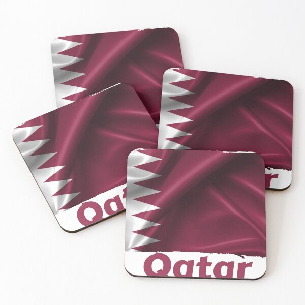 Item preview, Qatar Flag designed and sold by HopaHope.