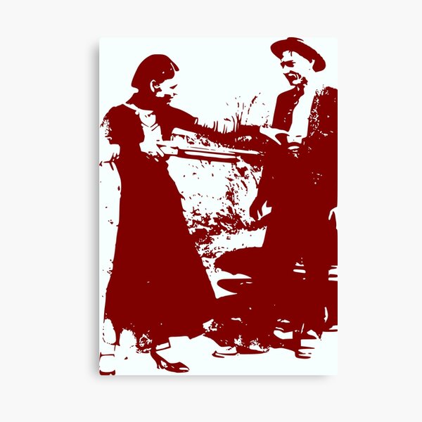 Bonnie and Clyde Canvas Print