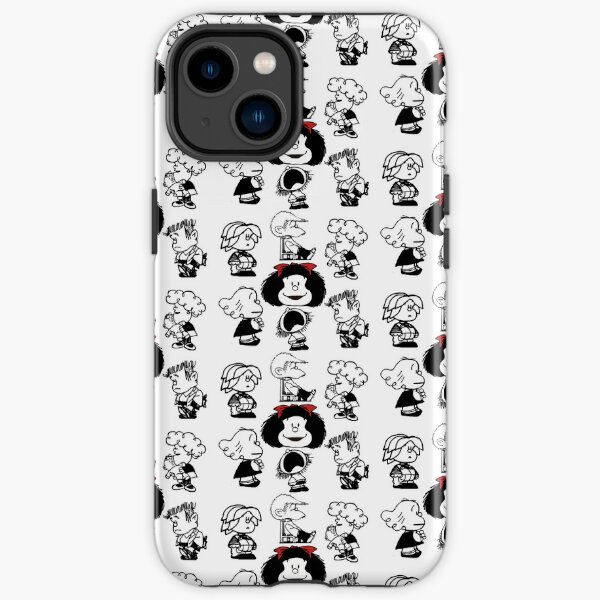 Mafalda personajes Funda resistente para iPhone