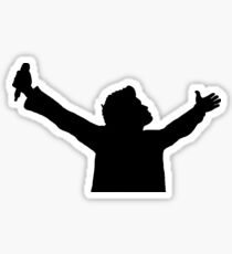 The Script silhouette Sticker