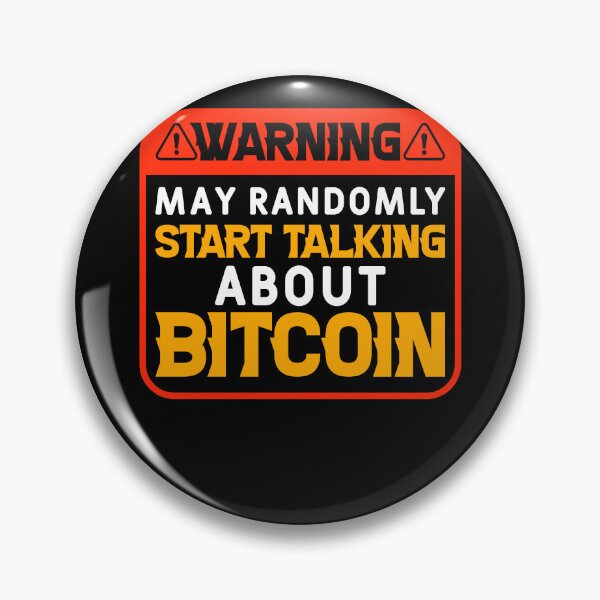 Aperçu de l'œuvre Un avertissement peut commencer à parler de Bitcoin BTC au hasard créée et vendue par Optix.