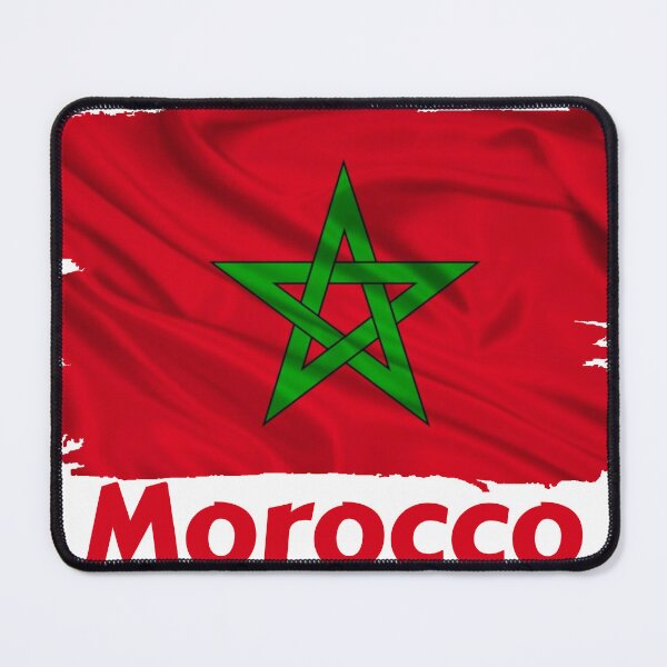 Item preview, Morocco Flag designed and sold by HopaHope.