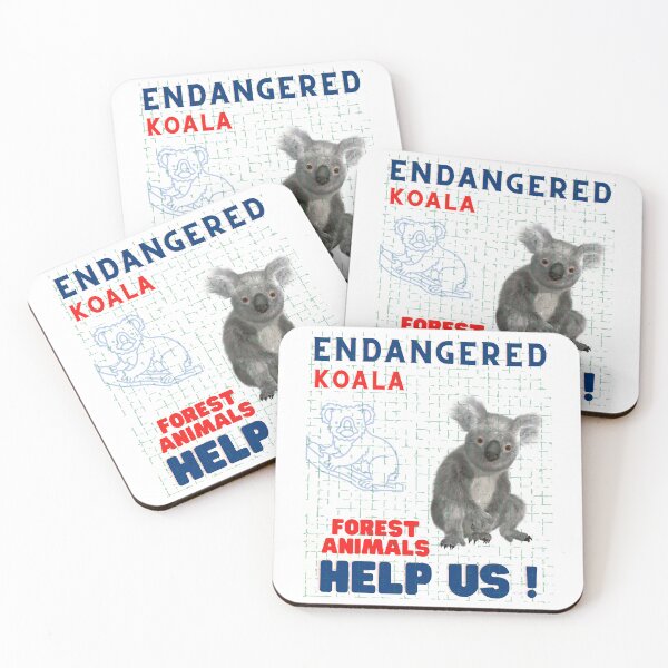 Item preview,   Endangered Forest Animals Koala  designed and sold by yassooarts.