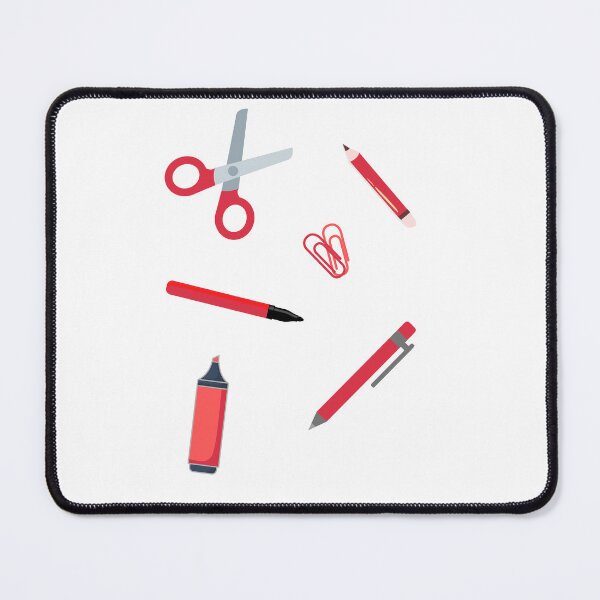 Item preview, red stationery set designed and sold by Surfing Designs.Life.